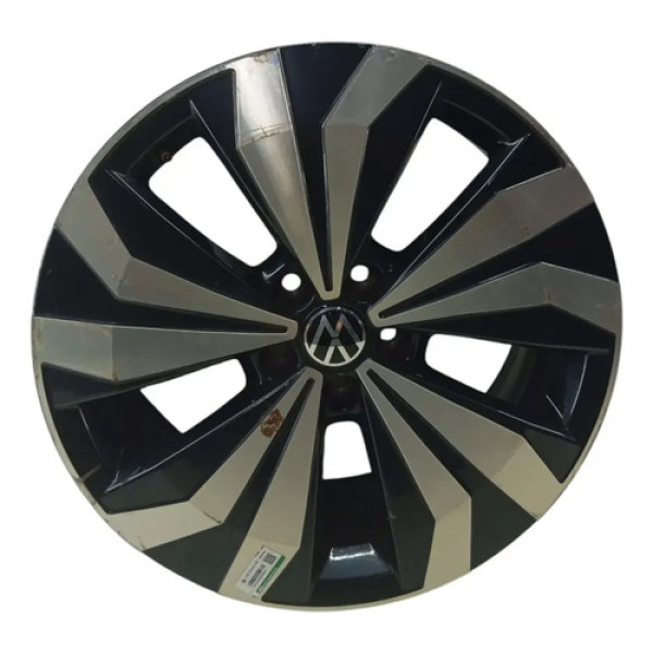 Roda Aro 17 Volkswagen Tcross 2020 2023 Preto Prateado