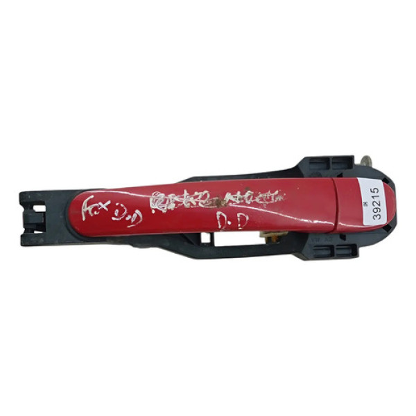 Macaneta Externa Dianteira Direita Vw Fox 2005 2009 Vermelho Vermelho Dianteira