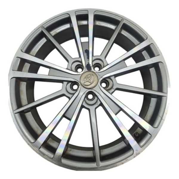 Roda Aro 18 Toyota Corolla 2015 2019 Cinza Prateado