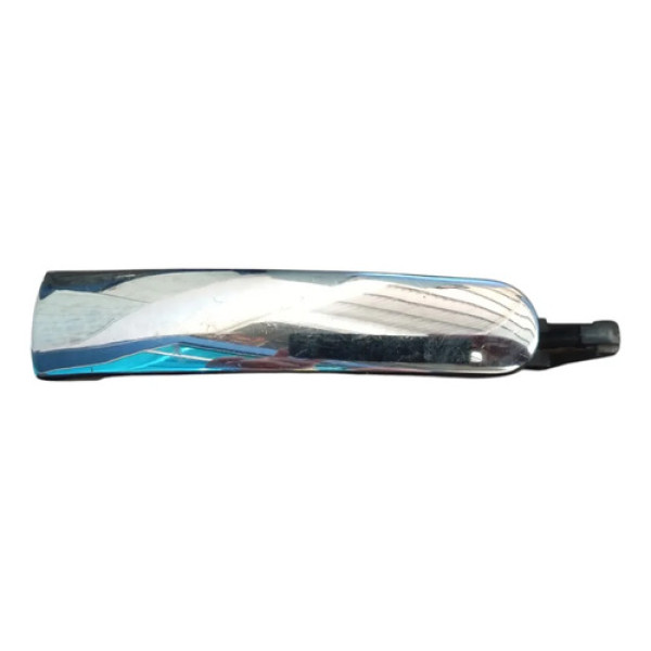 Macaneta Externa Porta Traseira Esquerda Vw Gol G5 2009 Prata Traseira