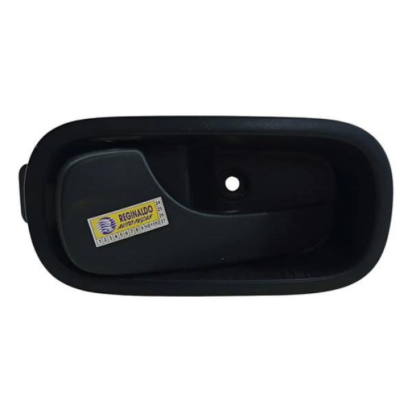Macaneta Interna Esquerda Fiat Uno Fiorino 2011 2015 Preto Preto Dianteira/traseira
