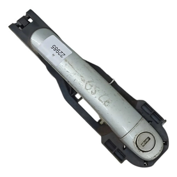 Maçaneta Externa Dianteira Esquerda Vw Gol Fox Saveiro 08 19 Preto Dianteira