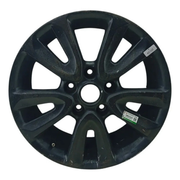Roda Liga Leve Kia Soul 2013 Preto Prateado