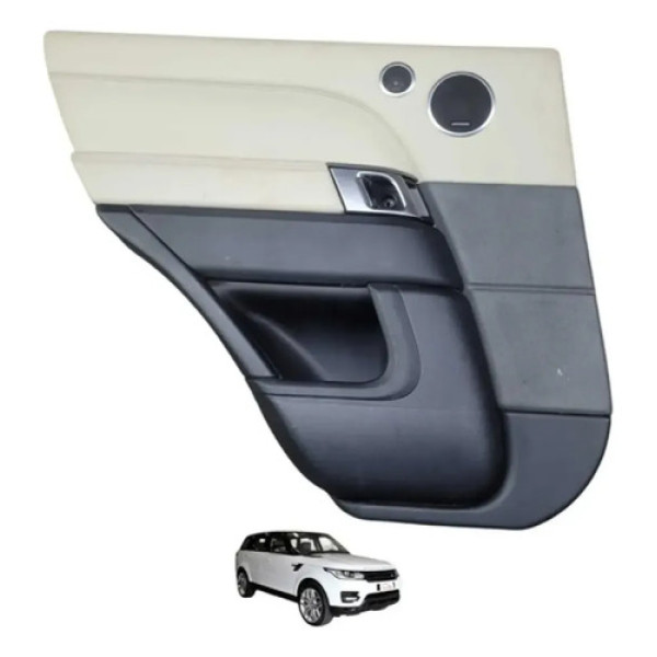 Forro Porta Traseira Esquerda Range Rover Sport 2014 Preto