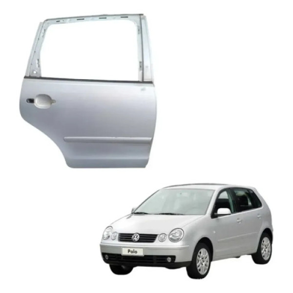 Porta Traseira Direita Volkswagen Polo 2003 2008 Traseira Direita