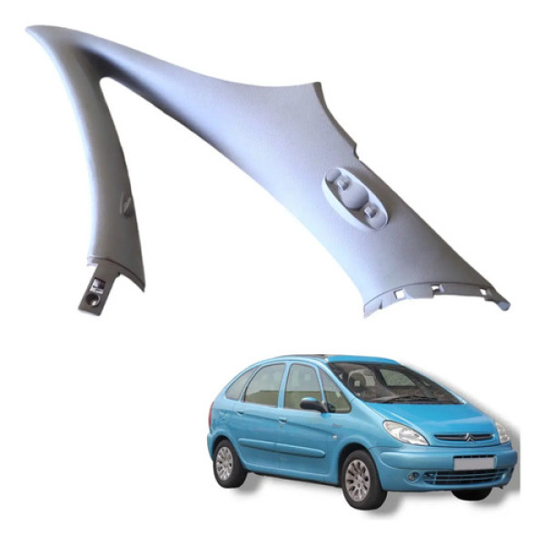 Moldura Acabamento Sup Traseiro Direito Xsara Picasso 2004 Cinza