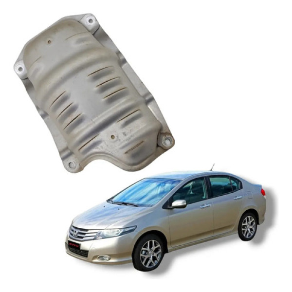 Defletor Protetor Calor Catalisador Honda City 2009 A 2013