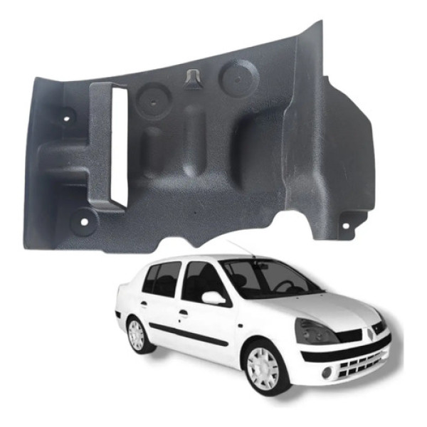 Moldura Acampamento Porta Malas Direito Renault Clio Sedan Preto