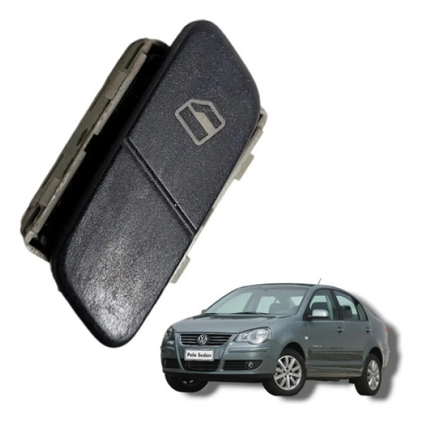 Botão Vidro Elétrico Traseiro Esquerdo Vw Polo Sedan 2008 13