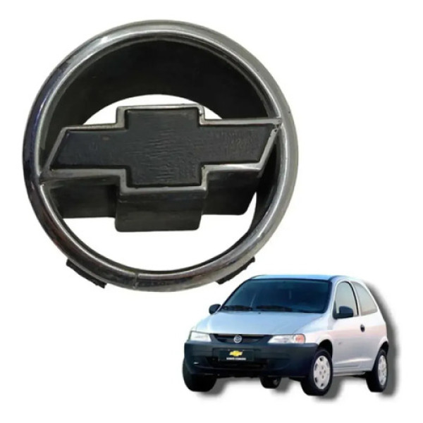 Emblema Parachoque Dianteiro Chevrolet Celta 1.0 2001 2006