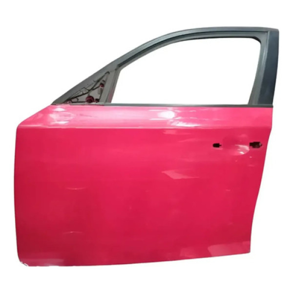 Porta Traseira Esquerda Bmw 118i 2007 Traseira Esquerda Vermelho