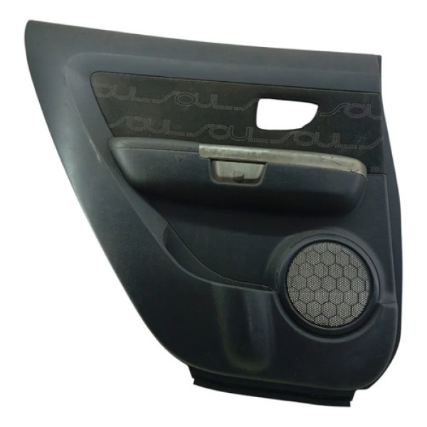 Forro Porta Traseiro Esquerda Kia Soul 2015 Preto Preto