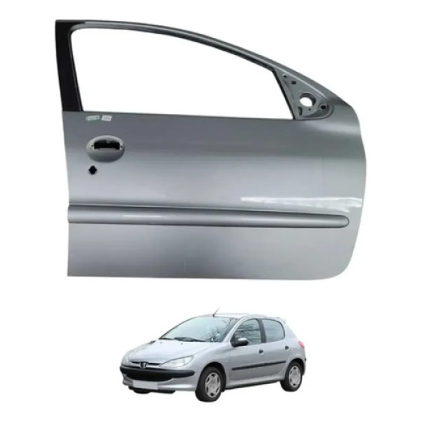 Porta Dianteira Direita Peugeot 206 207 2002 2012 Dianteira Direita