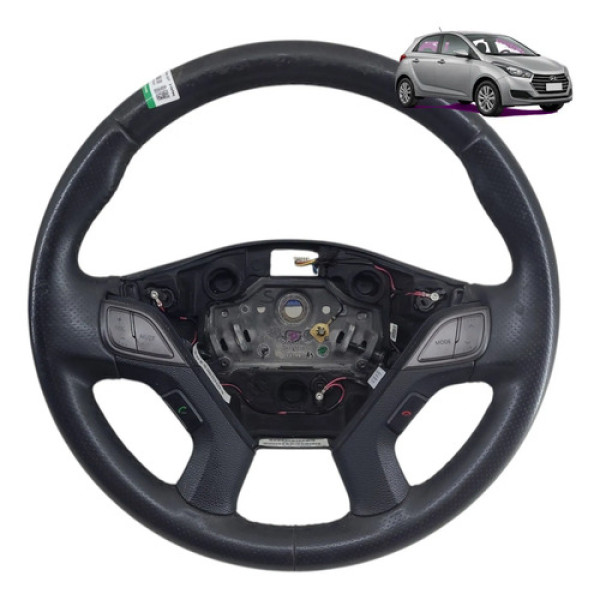 Volante Direção Comando Hyundai Hb20x 34118166 1.6 Preto