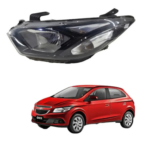 Farol Esquerdo Gm Onix Prisma 2017 2019 Esquerdo/motorista