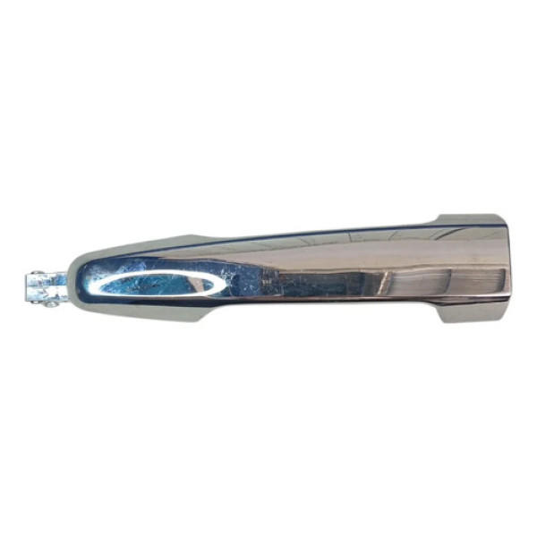 Macaneta Externa Traseiro Mitsubishi L200 Triton13 Cromado C Cromado Traseira