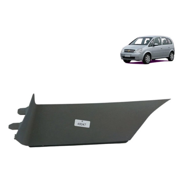Acabamento Esquerdo Painel Chevrolet Meriva 2002 A 2012 Marrom
