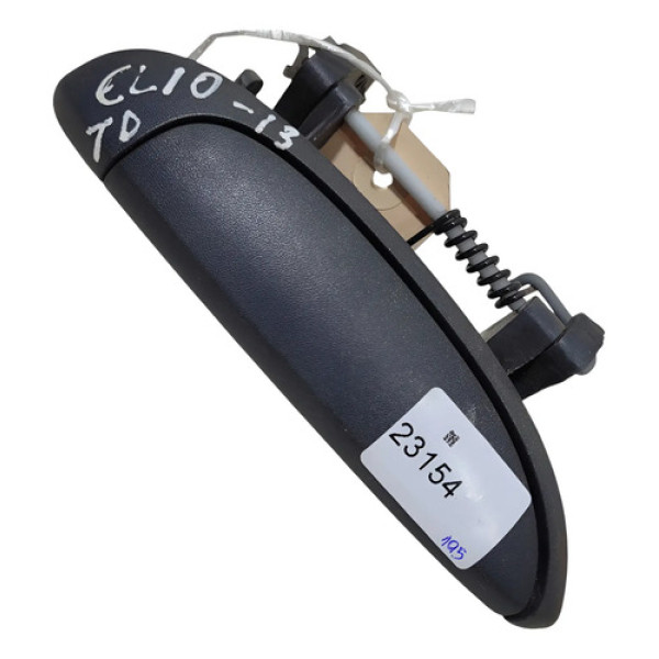 Maçaneta Externa Direita Renault Clio 2005 2015 Preto Dianteira