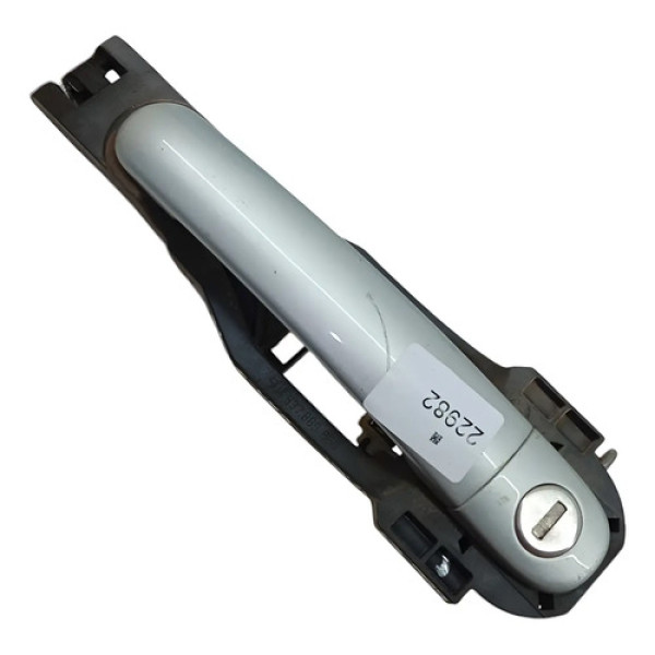 Maçaneta Externa Dianteira Esquerda Vw Gol Fox Saveiro 08 19 Preto Traseira