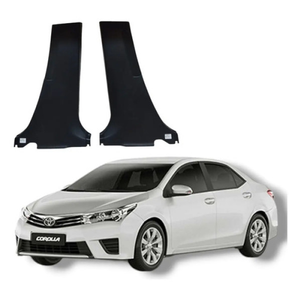 Par Acabamento Inferior Coluna Central Toyota Corolla 2016