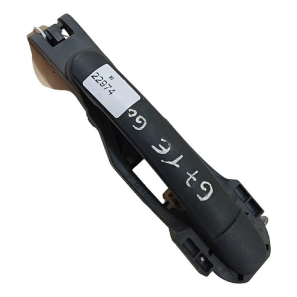 Maçaneta Externa Traseira Esquerda Vw Gol Fox Saveiro 08 19 Preto Traseira