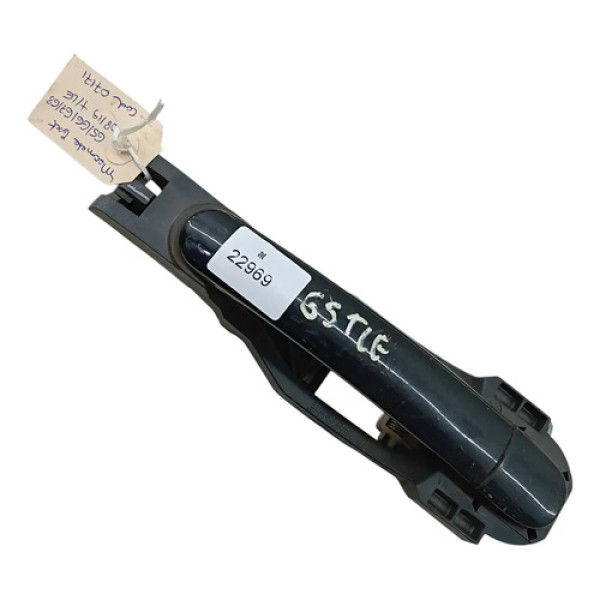 Maçaneta Externa Traseira Esquerda Vw Gol Fox Saveiro 08 19 Preto Traseira