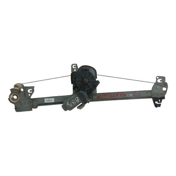 Maquina Vidro Dianteira Direita Citroen C3 2003 2012 Cinza Cinza