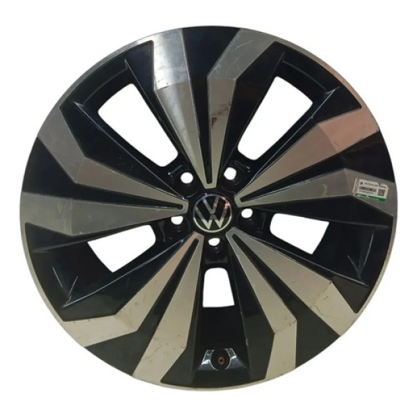 Roda Aro 17 Volkswagen Tcross 2020 2023 Preto Prateado