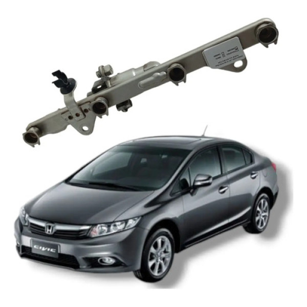 Flauta Injeção Partida Fria Honda Civic Lxs1.8  2012 2016