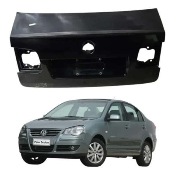 Tampa Traseira Volkswagen Polo Confortline Sedan 2008 2013