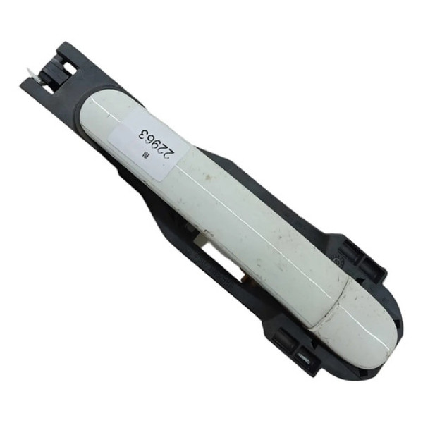 Maçaneta Externa Traseira Esquerda Vw Gol Fox Saveiro 08 19 Branco Traseira