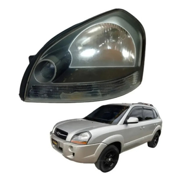 Farol Esquerdo Hyundai Tucson 2006 2020 Esquerdo/motorista