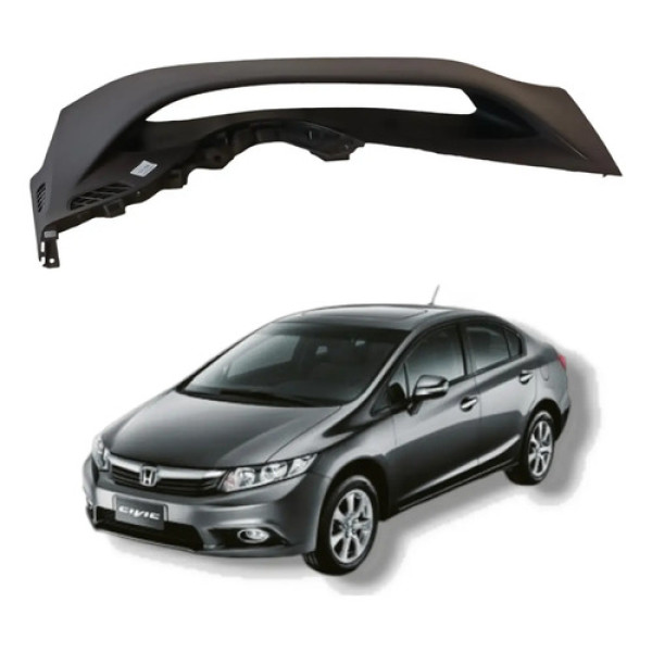 Moldura Painel Instrumentos Honda Civic Lxs 2012 2016 Bege