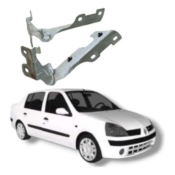Par Dobradiça Capô Renault Clio Megane 2004