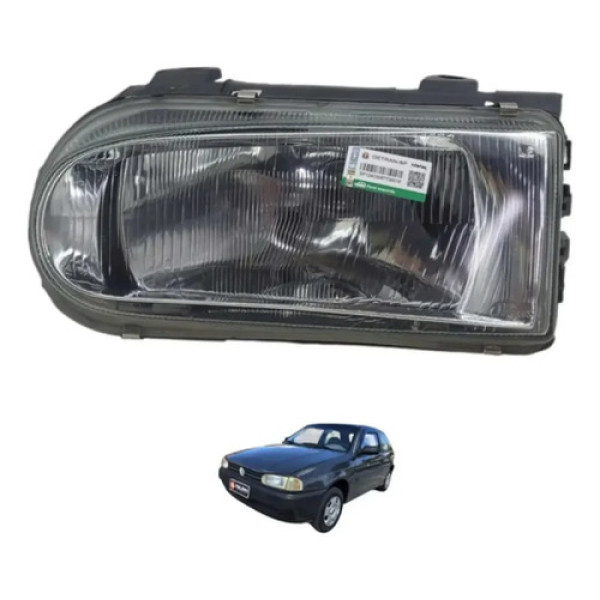 Farol Esquerdo Vw Gol Saveiro Parati G2 1995 2002 Esquerdo/motorista
