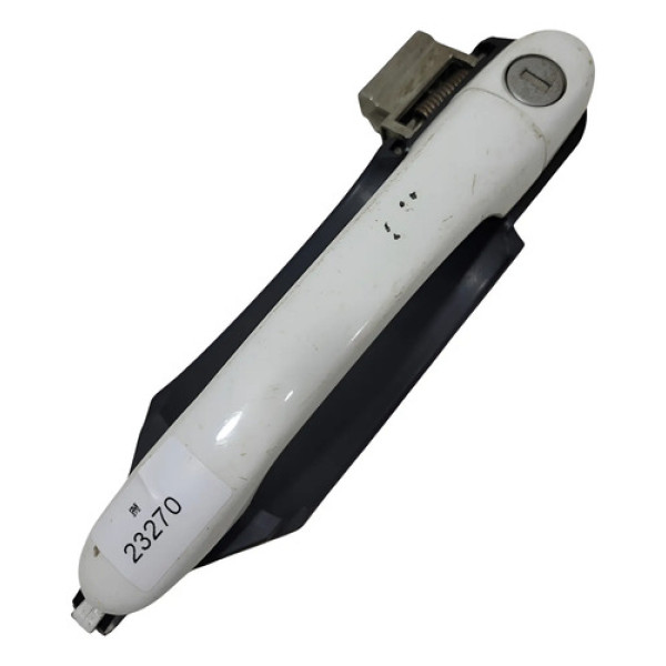 Maçaneta Externa Dianteira Esquerda Fiat Mobi 2016 2020 Branco Dianteira