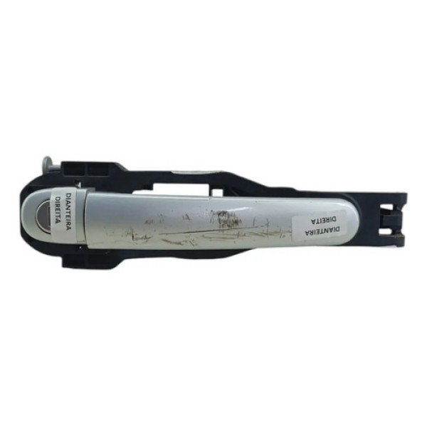 Macaneta Externa Dianteira Direita Vw Gol G5 G6 2009 2016 Cinza Dianteira