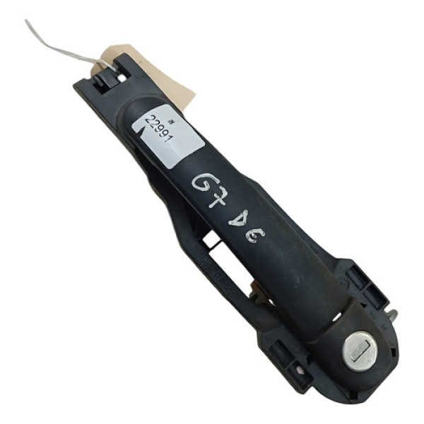 Maçaneta Externa Dianteira Esquerda Vw Gol Fox Saveiro 08 19 Preto Dianteira