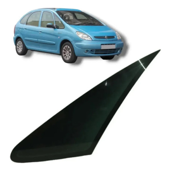 Vidro Fixo Traseiro Direito Citroën Xsara Picasso 2004 Verde