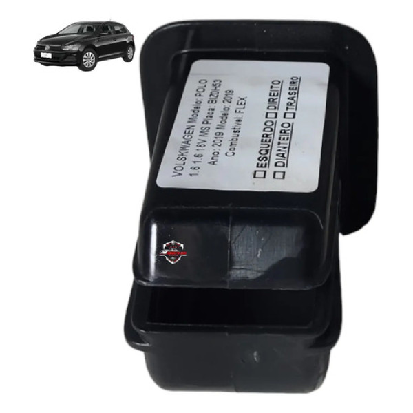 Acabamento Isofix Banco Traseiro Volkswagen Polo 2019 Preto