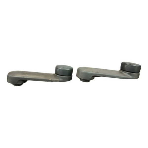 Par Manivela Vidro Elevacao Porta Gm Classic Corsa 1999 Preto