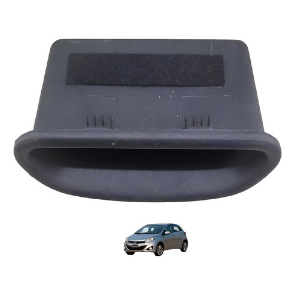 Moldura Puxador Interno Tampa Traseira Hyundai Hb20 2013 Preto