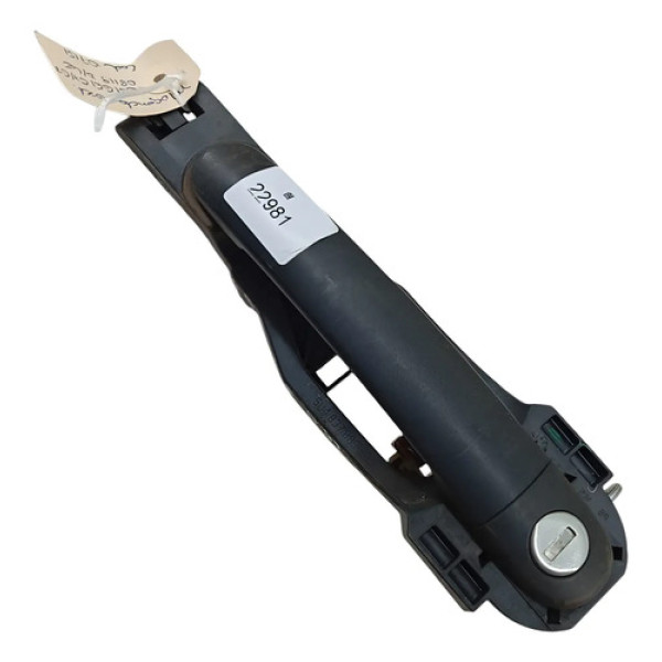 Maçaneta Externa Dianteira Esquerda Vw Gol Fox Saveiro 08 19 Preto Traseira