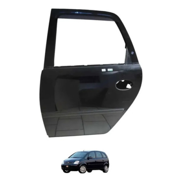 Porta Traseira Esquerda Chevrolet Meriva 2011 Traseira Esquerda