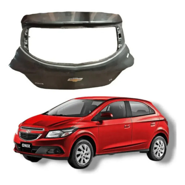 Tampa Traseira Chevrolet Onix Prisma 2013 2020 Preta