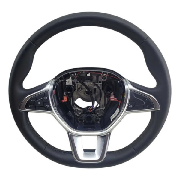 Volante Direção Renault Captur Duster 2020 2023 484005466r Preto E Prata
