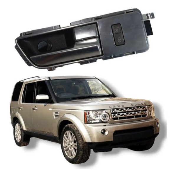 Maçaneta Interna Dianteira Direita Discovery 4 2010 A 2013 Cinza Dianteira
