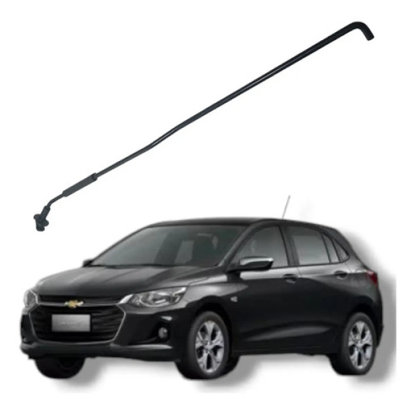 Vareta Capô Chevrolet Onix Turbo 2020 2023 Preto