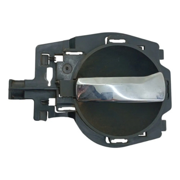 Macaneta Interna Traseira Esquerda Citroen C3 2005 2010 Preto Traseira