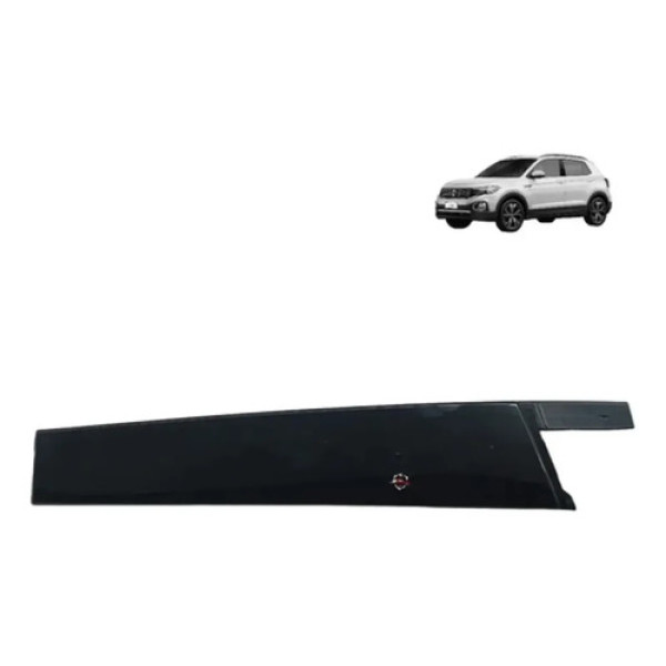 Moldura Porta Traseira Esquerda Volkswagen T-cross 2023 Preto